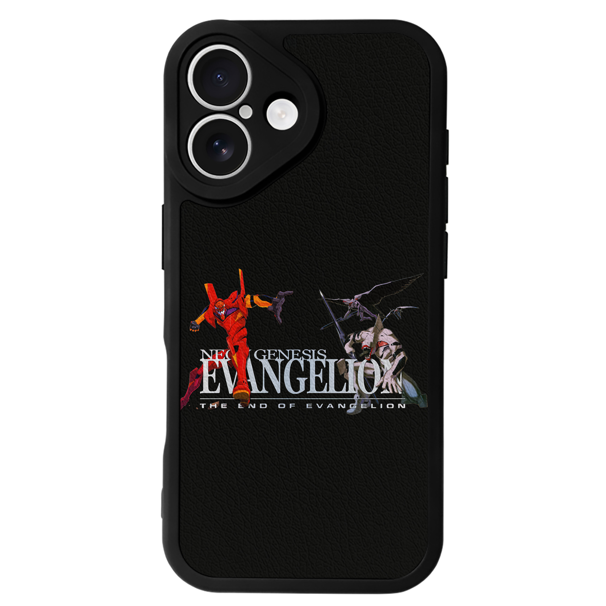 （画像用） EVA 新世紀エヴァンゲリオン 【iPhone 16シリーズ対応】シリコンスマホケース（レザー調） 材質：シリコン